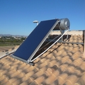 Instalación termoslar 150 litros