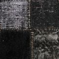ALFOMBRA PATCHWORK NEGRA 
