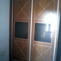 armario puertas abatibles pantografiadas y cristaleras