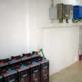 Banco de baterias y regulación instalación solar fotovoltaica aislada.