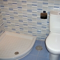 Baño azul