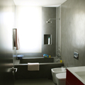 Baño con microcemento