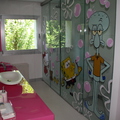 Baño con vinilos 