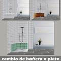 Cambio de bañera por plato de ducha 