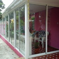 Cerramiento de Terraza grande con ventanales Climalit