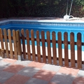 Construcción y vallado piscina
