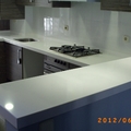 Encimera silestone blanco zeus 5 cm.