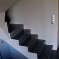 Escalera con microcemento
