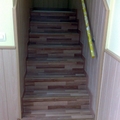 escalera de madera