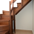 escalera de madera