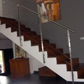 ESCALERA MADERA+ACERO
