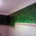 ESTUCO VERDE EN BAÑO