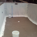 exteriores y piscina  antes  de aplicar micro cemento