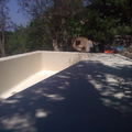 exteriores y piscina  despues  de aplicar micro cemento