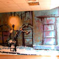 Decoración mural academia de baile