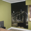 Foto mural y pintado.