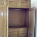 Frente e interior de armario 
