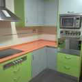 Cocina en tres colores super chula