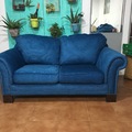 Sofá despues del tapizado 