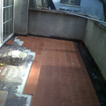 Impermeabilización y alicatado de terraza.
