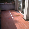 Impermeabilización y alicatado de terraza.