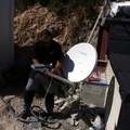 Instalación de antena SkyDSL.