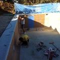 Instalación  Gresite en Piscina