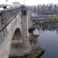 limpieza del puente romano -Ourense
