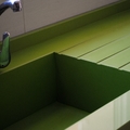 marmoles villena fregadero integrado silestone verde fun