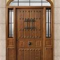 Puerta de calle madera maciza