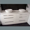 Muebel con cajones y lavabos tipo bol