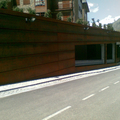 MURO CORTINA DE ACERO CORTEN
