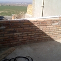 Muro de ladrillos macizos 