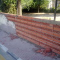 muro pie antero con doble hueco
