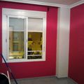 vivienda color rojo