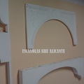 arcos de escayola en nuestra exposición en Santa Pola