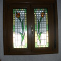 Ventana con vidriera