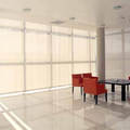 Cortinas de lamas verticales oficinas