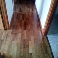 pasillo despues del pulido y barnizado