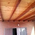 Pergola madera, cubierta