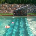 Piscina en la huerta