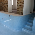 Piscina en microcemento