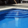 Piscina privada - color azul
