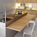 Cocina con mesa Wing Table