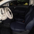 Tapizado de FIAT 500 en piel azul
