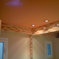 techo baño naranja