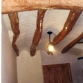 Techos y maderos despues de rehabilitación