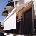 Toldo brazos extensibles con bajante