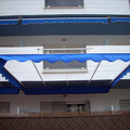 toldo plano con estructura de 50x50
