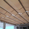 toldo plano entre pared